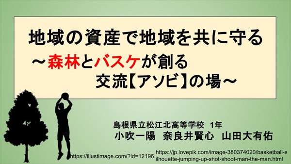 地域の資産で地域を共に守る〜森林とバスケが創る交流【アソビ】の場〜